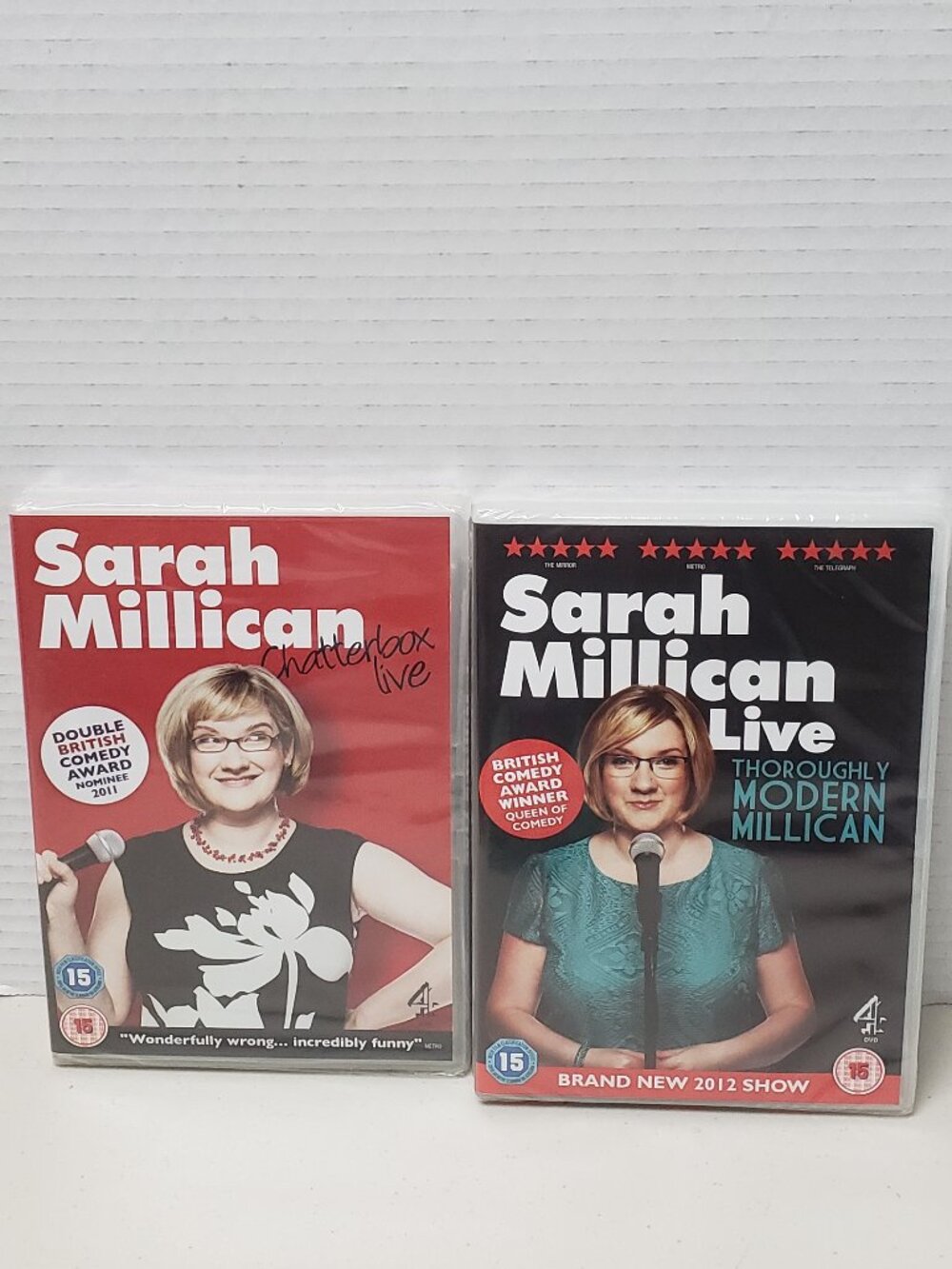 Sarah Millican DVDs (Region 2) Chatterbox, Thoroughly Modern Millican